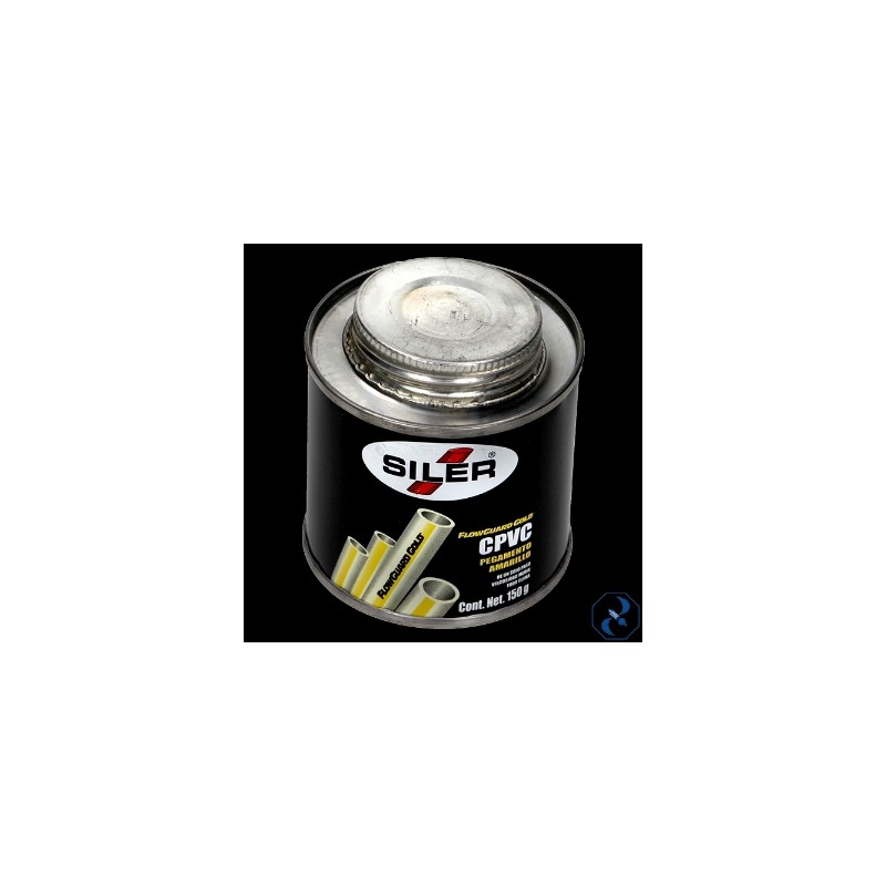PEGAMENTO 150 GR NEGRO PARA CPVC EN BOTE SILER CPVC150