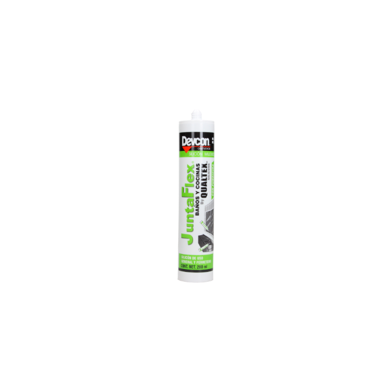 D 1 SILICON JUNTAFLEX BANOS YCOCINAS TRANSPARENTE 280 ML DEVCON C-QJBT