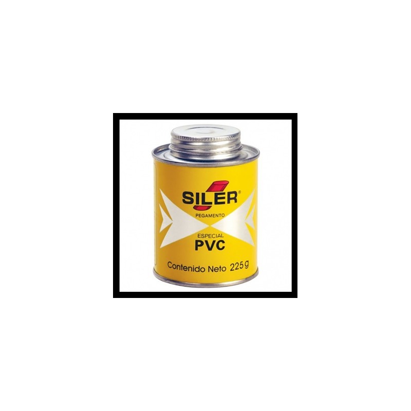 PEGAMENTO 225 GR AMARILLO PARA PVC EN BOTE SILER PVC225