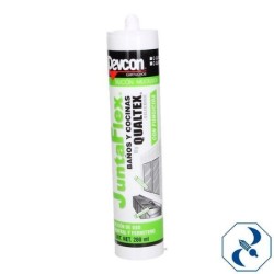 D 24 SILICON JUNTAFLEX BANOS Y COCINAS BLANCO 280ML DEVCON C-QJBB