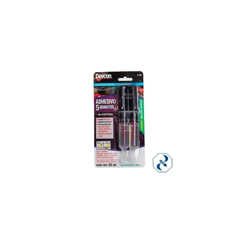 PEGAMENTO 25 ML ADHESIVO 5 MIN LIQUIDO DEVCON 5-28