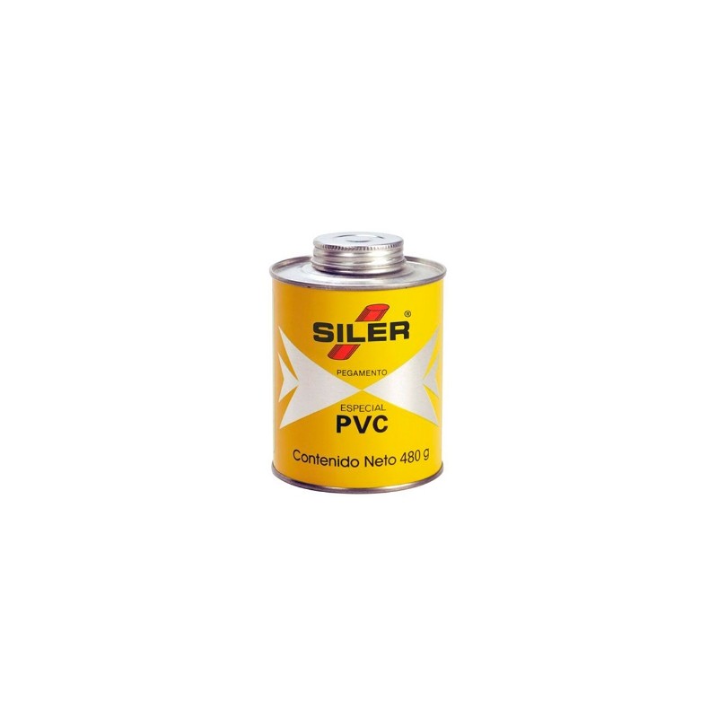 PEGAMENTO 480 GR AMARILLO PARA PVC EN BOTE SILER PVC480