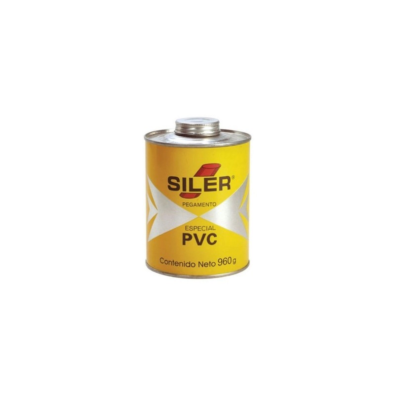 PEGAMENTO 960 GR AMARILLO PARA PVC EN BOTE SILER PVC960