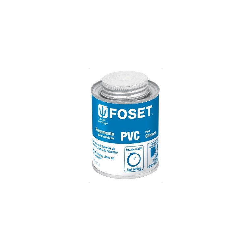PEGAMENTO PARA PVC EN LATA 250 ML FOSET PPVC-250