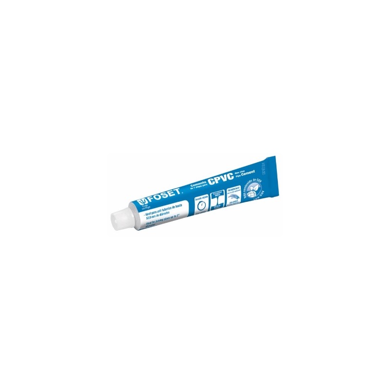 PEGAMENTO PARA CPVC EN TUBO 50ML FOSET PCPVC-50