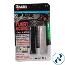 PLASTIACERO 40 GR DEVCON CAJA 3-40