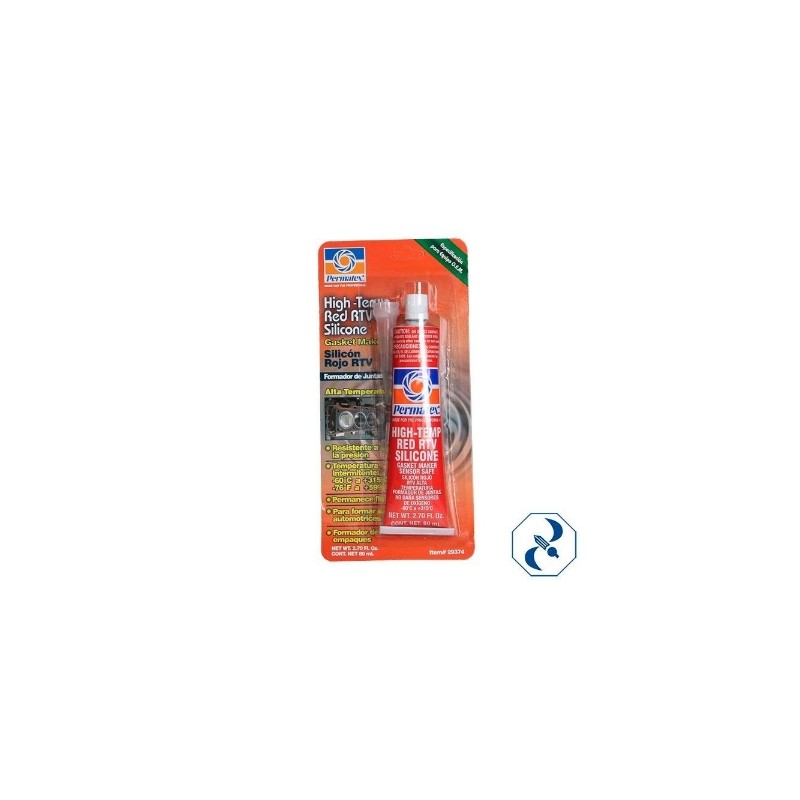 SILICON 80 ML SELLADOR ROJO ALTAS TEMPERATURAS PERMATEX 29374-48