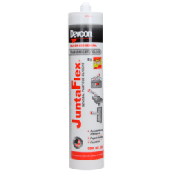 SILICON JUNTAFLEX USO GRAL TRANSP 280 ML DEVCON C-QJT