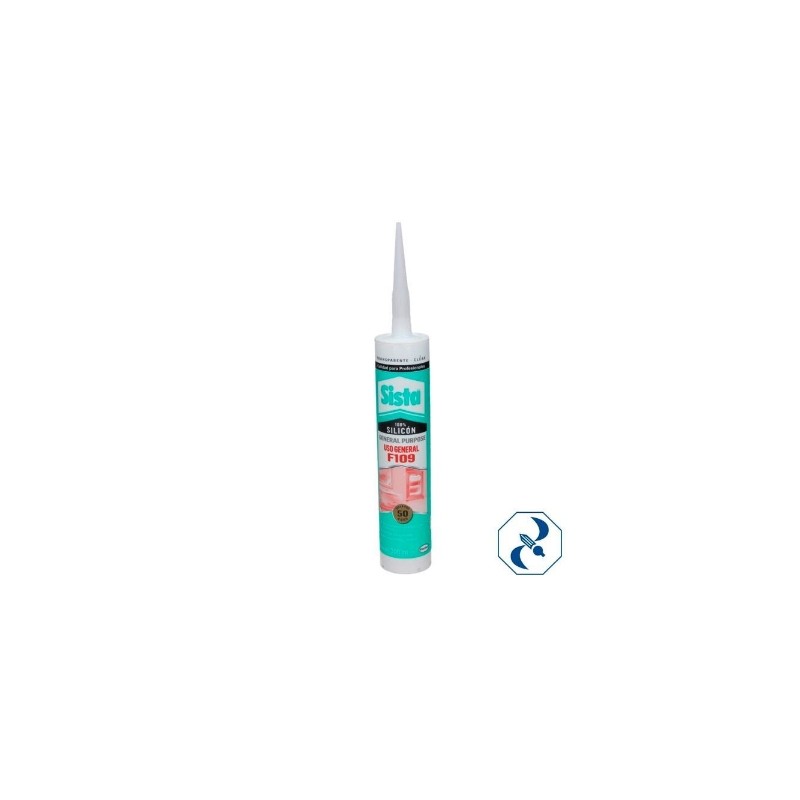 SILICON SISTA F109 300 ML TRANSP USO GENERAL HESDC109UG300T