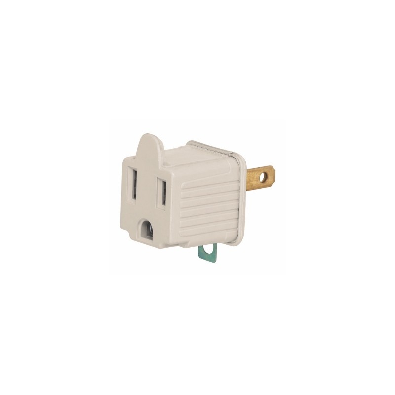 ADAPTADOR 3 A 2 GRIS VOLTECH AD-32G