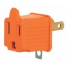 ADAPTADOR 3 A 2 NARANJA VOLTECH AD-32N