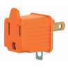 ADAPTADOR 3 A 2 NARANJA VOLTECH AD-32N
