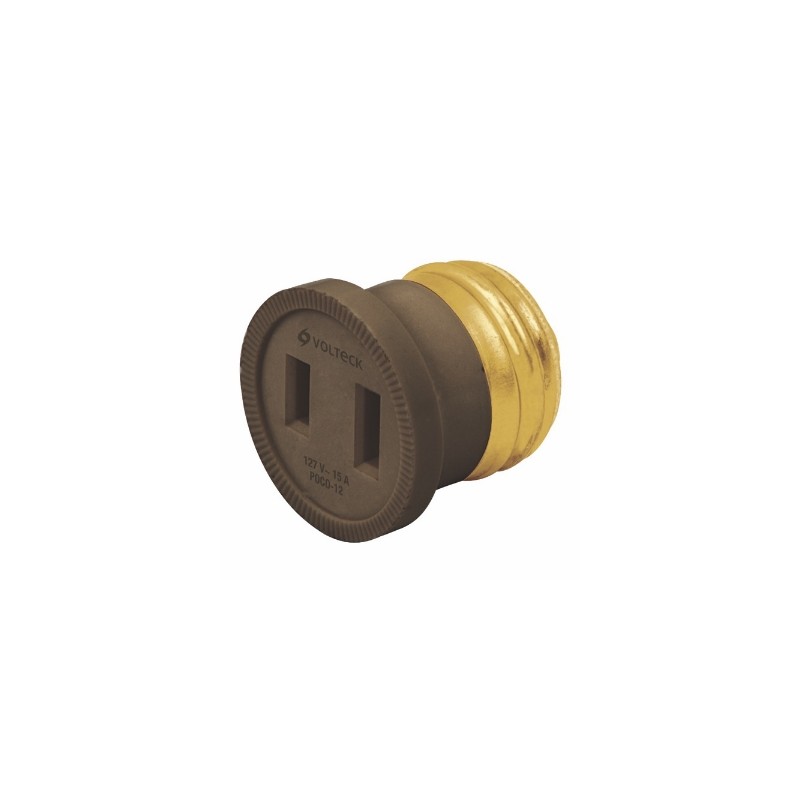 ADAPTADOR DE PORTALÁMPARA A CONTACTO VOLTECH POCO-12