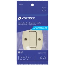 APAGADOR DE SOBREPONER SENCILLO VOLTECH APSO-S