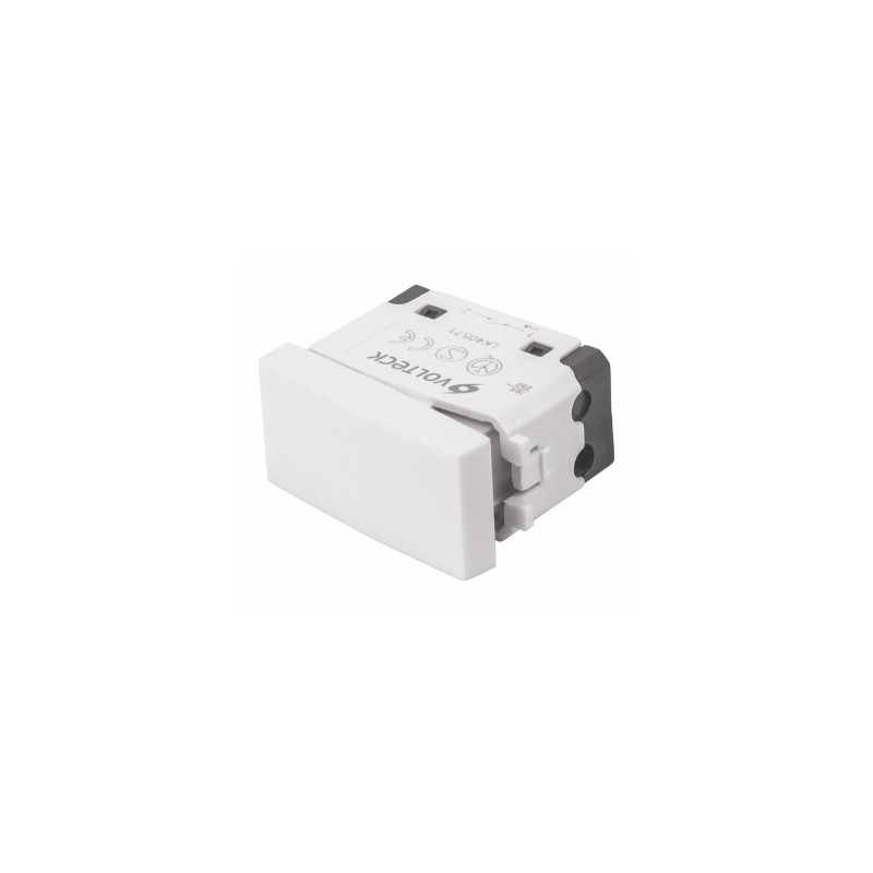 APAGADOR SENCILLO LINEA OSLO BLANCO VOLTECK APSE-OB