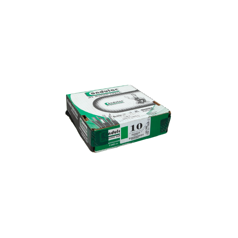 CABLE 10 DE 100 M VERDE CONDULAC