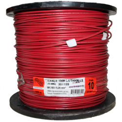CABLE 10 DE 500 M ROJO IUSA 301159