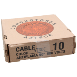CABLE 10 VERDE AZTECA
