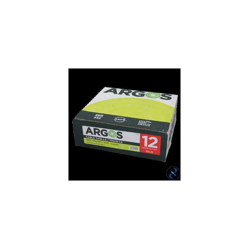 CABLE 12 100 M ROJO ARGOS 1100121