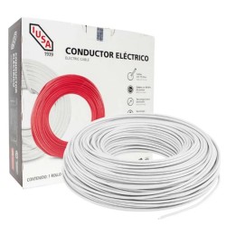 CABLE 12 DE 100 M BLANCO EN CAJA IUSA 375123 | Ferretería Refugio
