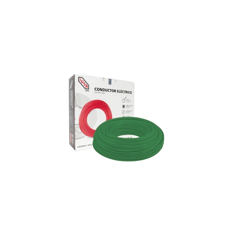 CABLE 12 DE 100 M VERDE EN CAJA IUSA 399326