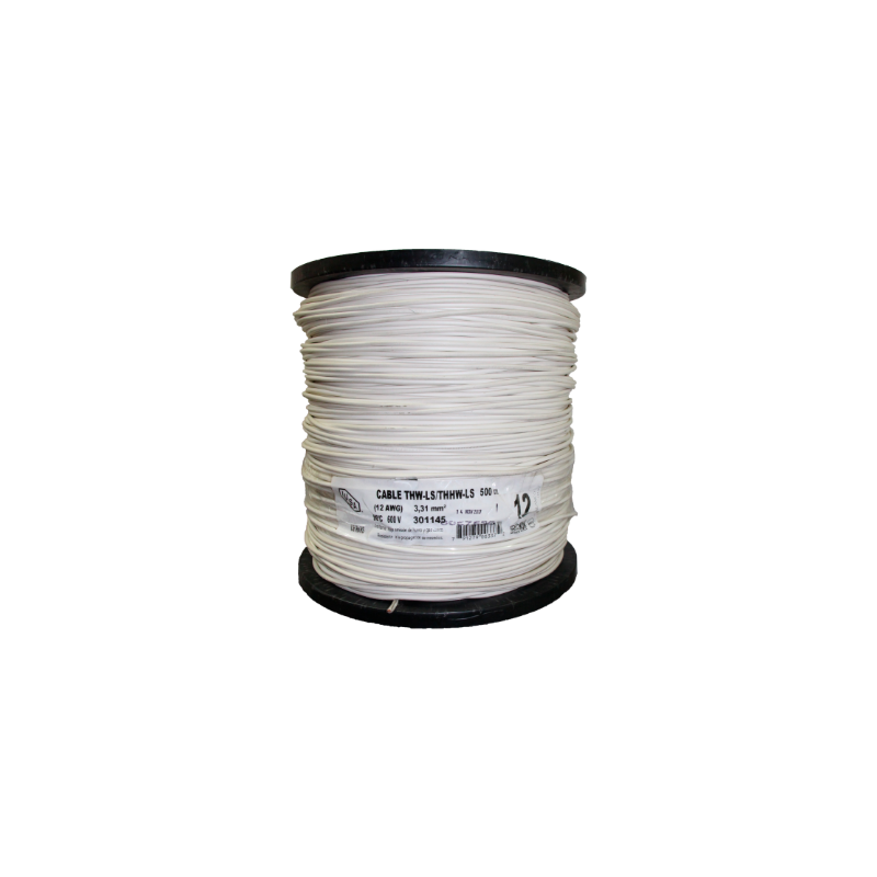 CABLE 12 DE 500 M BLANCO IUSA 301145