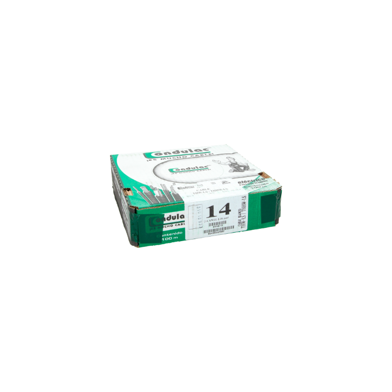 CABLE 14 DE 100 M BLANCO CONDULAC
