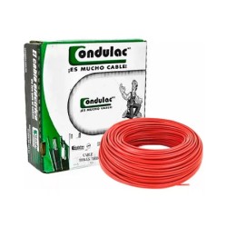 CABLE 14 DE 100 M ROJO CONDULAC
