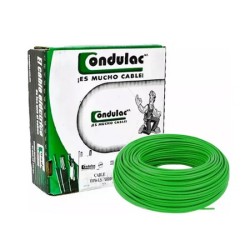 CABLE 14 DE 100 M VERDE CONDULAC