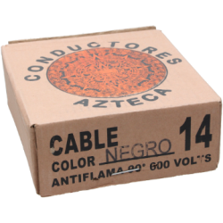 CABLE 14 NEGRO AZTECA