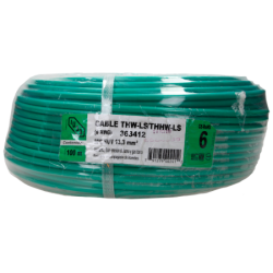 CABLE 6 DE 100 M VERDE IUSA 363412