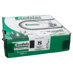 CABLE 8 DE 100 M BLANCO CONDULAC