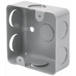 CAJA DE ACERO CUADRADA 3X3 PULG ECONOMICA VOLTECH CCH-3X3E