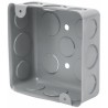 CAJA DE ACERO CUADRADA 4X4 PULG ECONOMICA VOLTECH CCH-4X4E