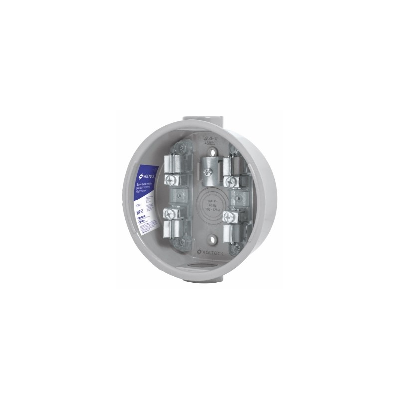 CAJA DE CONEXION PARA WATTHORIMETRO VOLTECH BASE-4