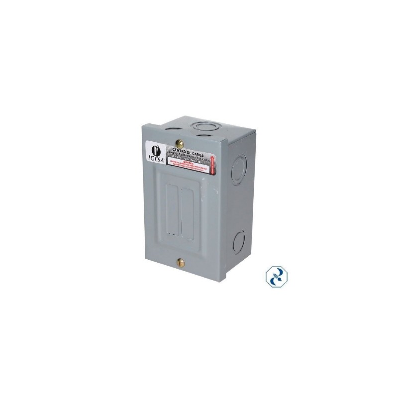 CENTRO DE CARGA 2S SOBREPONER IGESA CC02S