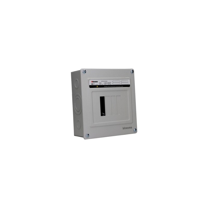 CENTRO DE CARGA 4S SOBREPONERMETALICO BTICINO BTN/4SN