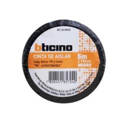 CINTA DE AISLAR NEGRA 19MM X 5 M BTICINO AG-05MAT