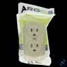 CONTACTO DOBLE MARFIL SOBREPONER ATERRIZADO ARGOS 8810250