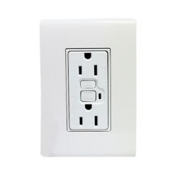 CONTACTO DUPLEX BLANCO POLARIZADO Y ATERRIZADO CON INTERR. DE CORRIENTE MODUS RESTYLE E6028GFBNRG6