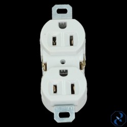 CONTACTO DUPLEX POLARIZADO OCULTO BLANCO ASTRO 270