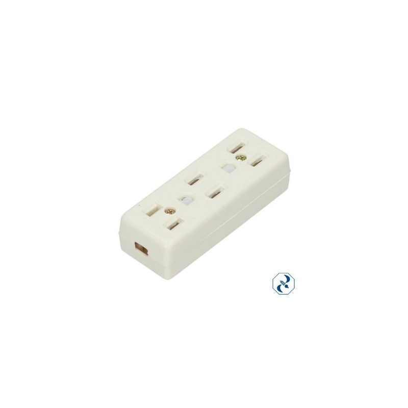 CONTACTO TRIPLE SIN PATAS POLARIZADO ESTRELLA