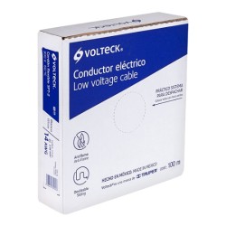 CORDÓN DÚPLEX FLEXIBLE SPT, 14 AWG ROLLO 100 M VOLTECK CDU-14