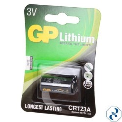 D 1 BATERIA LITHIUM 3 V STEREN GP-CR123A