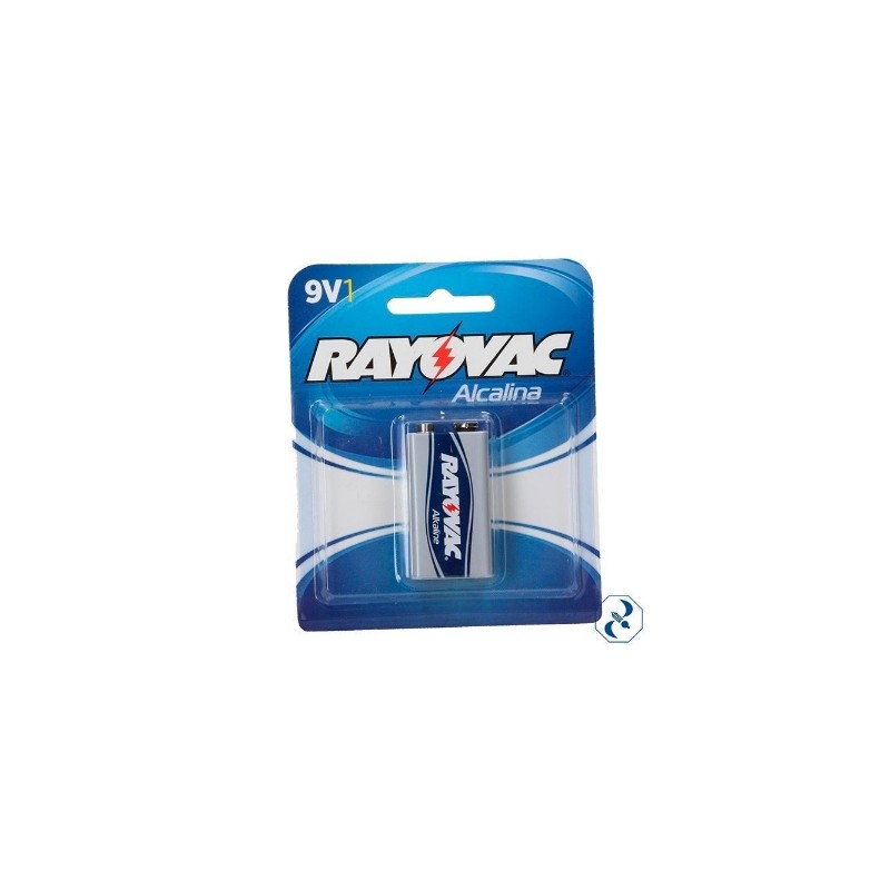D 1 BLISTER C/1 PILA ALCALINA DE 9 VOLTS RAYOVAC 743005