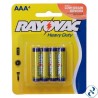 D 1 BLISTER DE 4 PILAS AAA HEAVY DUTY RAYOVAC 3AAA-4