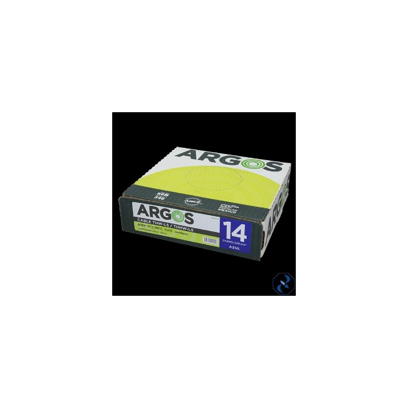 D 1 CABLE 14 100 M AZUL ARGOS 1100142