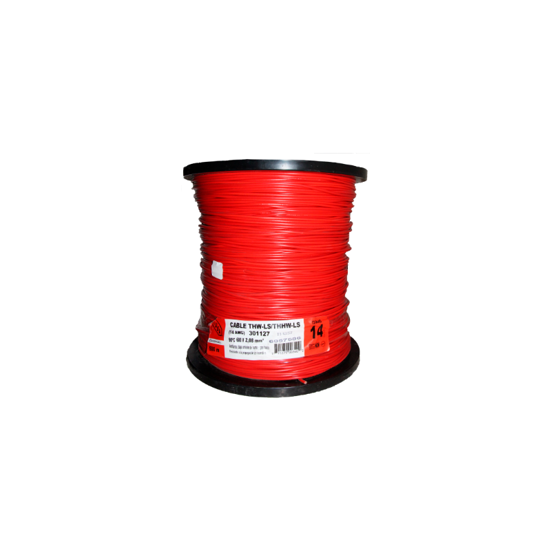 D 1 CABLE 14 DE 500 M ROJO IUSA 301127