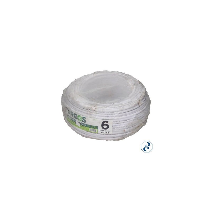 D 1 CABLE 6 100 M BLANCO ARGOS 1100064