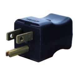 D 1 CLAVIJA POLARIZADA NEGRA VIMAR1096B